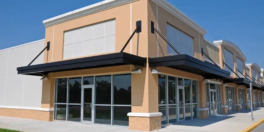 a low slope commercial roof system