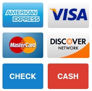 We Accept Credit Cards