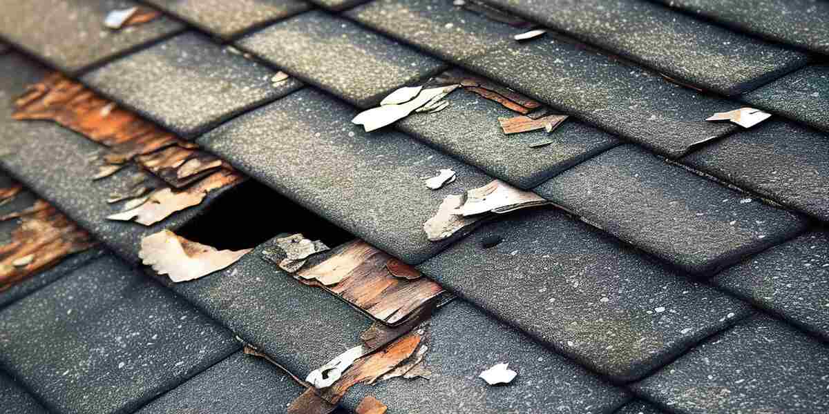 missing shingles on roof