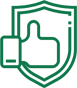 responsive green icon
